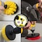 Drill Brush Power Scrubber By Useful Products 5 in W 7 in L Brush, Variety S-W2-Y4O-R5-QC-DB - alternate 4